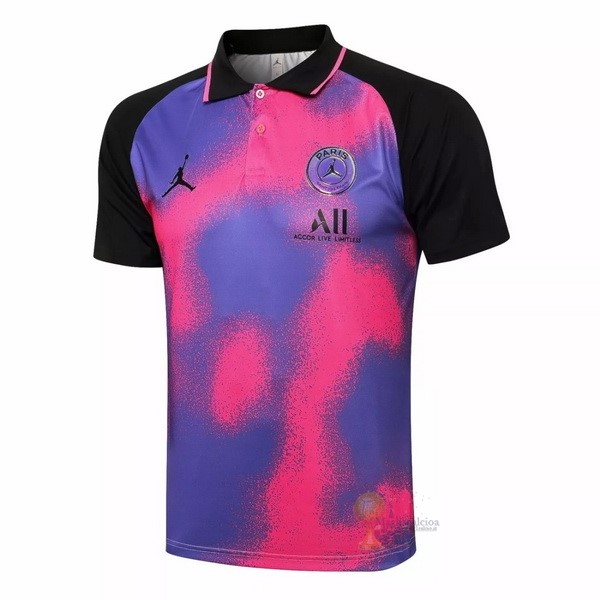 Calcio Maglie Polo Paris Saint Germain 2021 2022 Purpureo Rosa