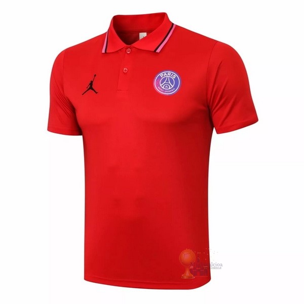 Calcio Maglie Polo Paris Saint Germain 2021 2022 Rosso