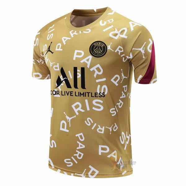 Calcio Maglie Entrenamiento Paris Saint Germain 2020 2021 Giallo