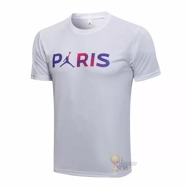 Calcio Maglie Formazione Paris Saint Germain 2021 2022 Bianco Purpureo