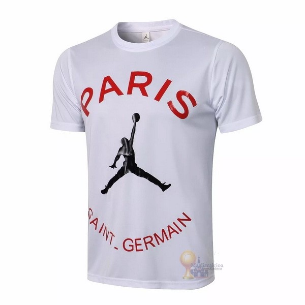 Calcio Maglie Formazione Paris Saint Germain 2021 2022 Bianco Rosso