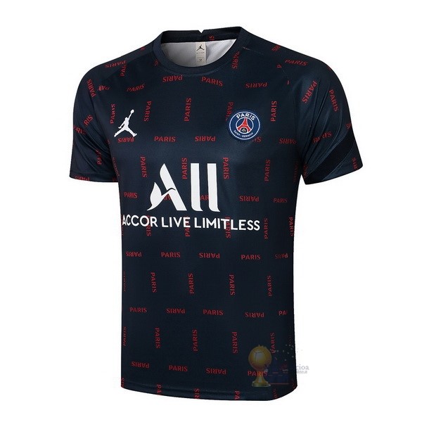 Calcio Maglie Formazione Paris Saint Germain 2021 2022 Blu Navy Rosso