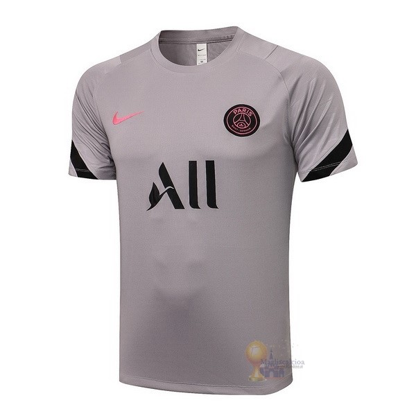 Calcio Maglie Formazione Paris Saint Germain 2021 2022 Grigio Navy