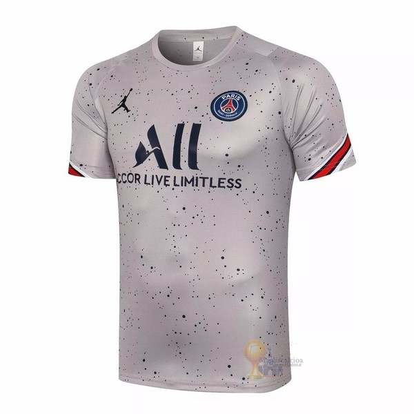 Calcio Maglie Formazione Paris Saint Germain 2021 2022 Grigio Rosso