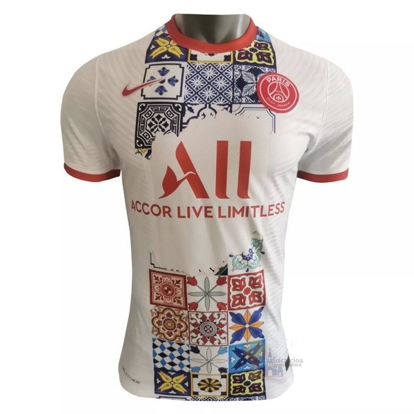Calcio Maglie Formazione Paris Saint Germain 2021 2022 I Bianco