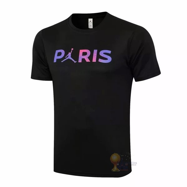 Calcio Maglie Formazione Paris Saint Germain 2021 2022 Nero Purpureo