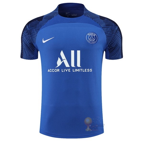 Calcio Maglie Formazione Paris Saint Germain 2022 2023 Blu II Bianco