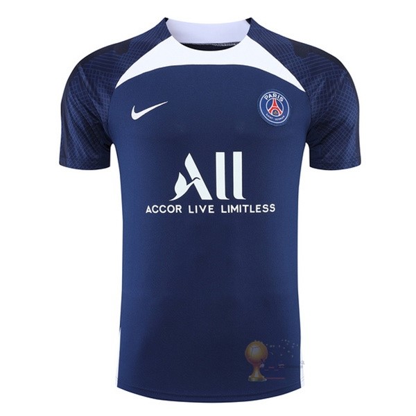 Calcio Maglie Formazione Paris Saint Germain 2022 2023 Blu I Bianco