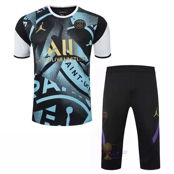Calcio Maglie Formazione Set Completo Paris Saint Germain 2020 2021 Blu Nero