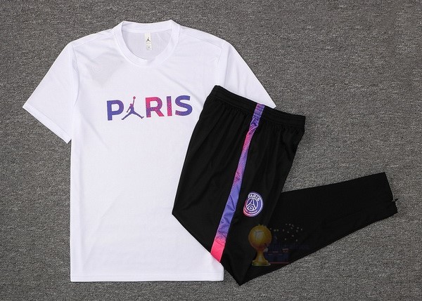 Calcio Maglie Formazione Set Completo Paris Saint Germain 2021 2022 Bianco Purpureo