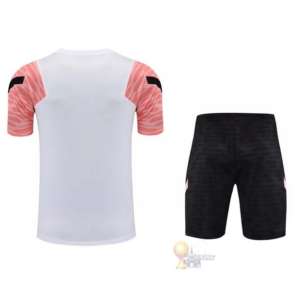 Calcio Maglie Formazione Set Completo Paris Saint Germain 2021 2022 Bianco Rosa Nero