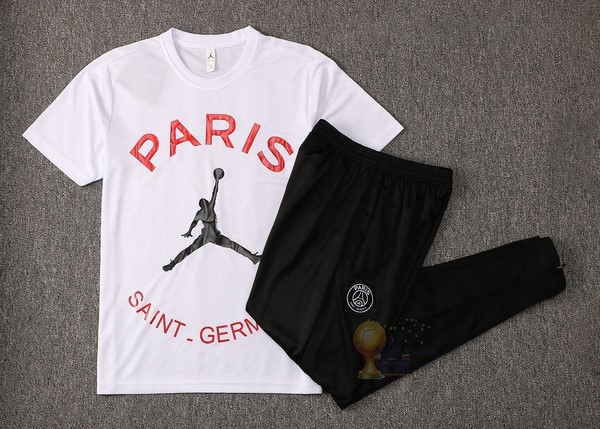 Calcio Maglie Formazione Set Completo Paris Saint Germain 2021 2022 Bianco Rosso Nero
