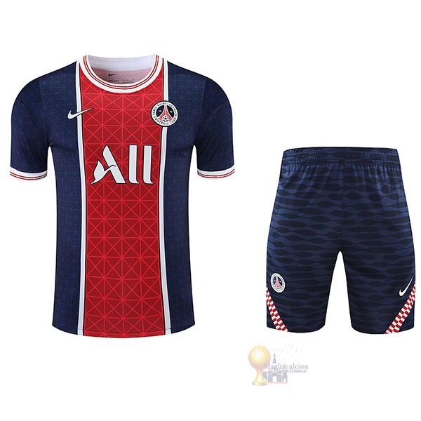 Calcio Maglie Formazione Set Completo Paris Saint Germain 2021 2022 Blu Rosso