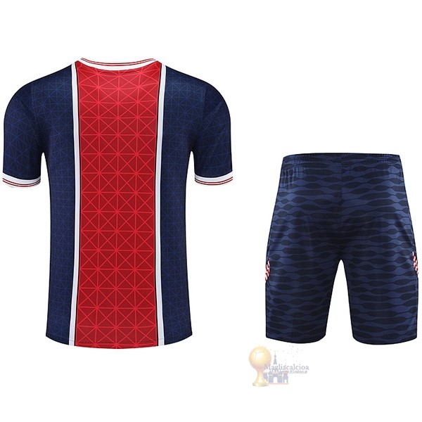 Calcio Maglie Formazione Set Completo Paris Saint Germain 2021 2022 Blu Rosso