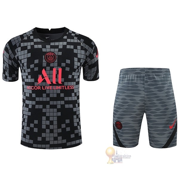 Calcio Maglie Formazione Set Completo Paris Saint Germain 2021 2022 Grigio