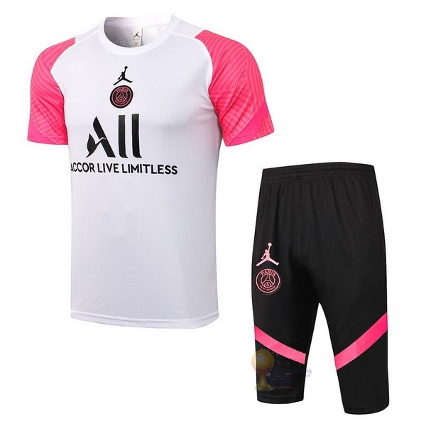 Calcio Maglie Formazione Set Completo Paris Saint Germain 2021 2022 Rosa Bianco Nero