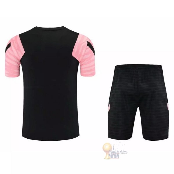 Calcio Maglie Formazione Set Completo Paris Saint Germain 2021 2022 Rosa Nero
