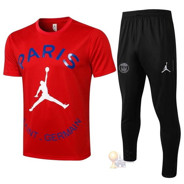 Calcio Maglie Formazione Set Completo Paris Saint Germain 2021 2022 Rosso Bianco Nero