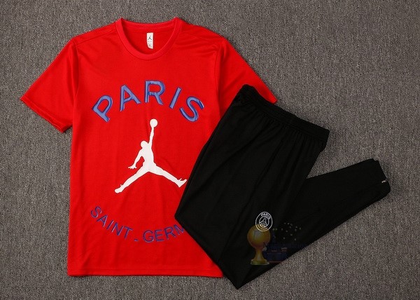 Calcio Maglie Formazione Set Completo Paris Saint Germain 2021 2022 Rosso Bianco Nero