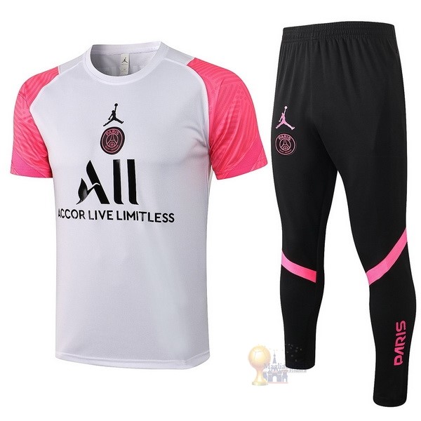 Calcio Maglie Formazione Set Completo Paris Saint Germain 2021 2022 Rosso Rosa Nero