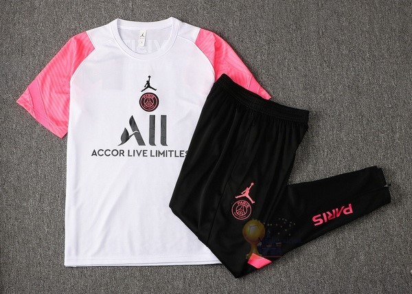Calcio Maglie Formazione Set Completo Paris Saint Germain 2021 2022 Rosso Rosa Nero