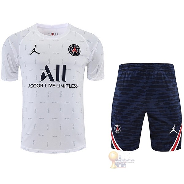 Calcio Maglie Formazione Set Completo Paris Saint Germain 2022 2023 Bianco Blu