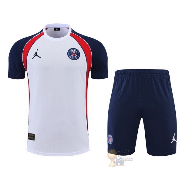 Calcio Maglie Formazione Set Completo Paris Saint Germain 2022 2023 Bianco Rosso Blu