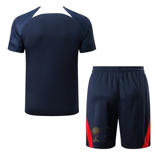 Calcio Maglie Formazione Set Completo Paris Saint Germain 2022 2023 Blu Bianco