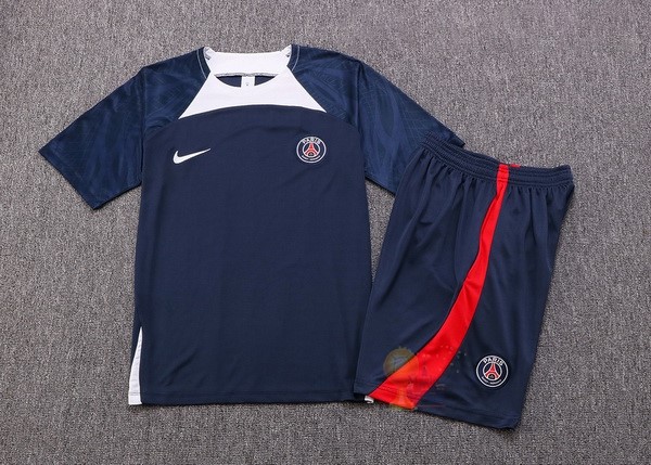 Calcio Maglie Formazione Set Completo Paris Saint Germain 2022 2023 Blu Bianco