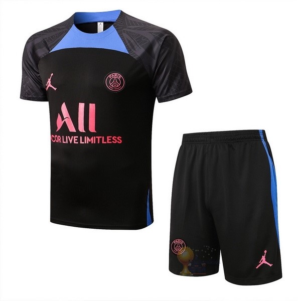 Calcio Maglie Formazione Set Completo Paris Saint Germain 2022 2023 Nero I Blu