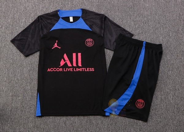 Calcio Maglie Formazione Set Completo Paris Saint Germain 2022 2023 Nero I Blu
