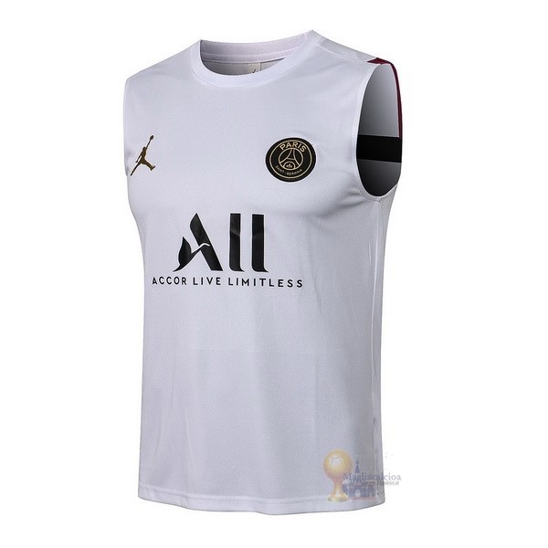 Calcio Maglie Formazione Sin Mangas Paris Saint Germain 2021 2022 Bianco