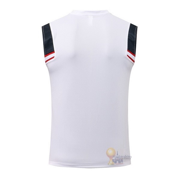 Calcio Maglie Formazione Sin Mangas Paris Saint Germain 2021 2022 Bianco Rosso