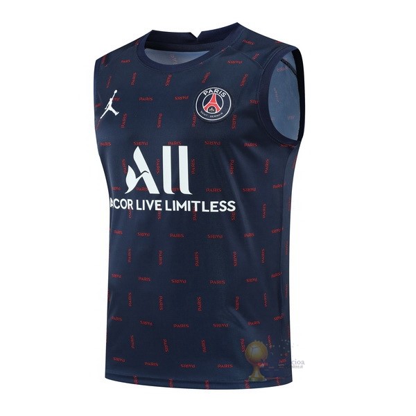 Calcio Maglie Formazione Sin Mangas Paris Saint Germain 2022 2023 Blu Bianco