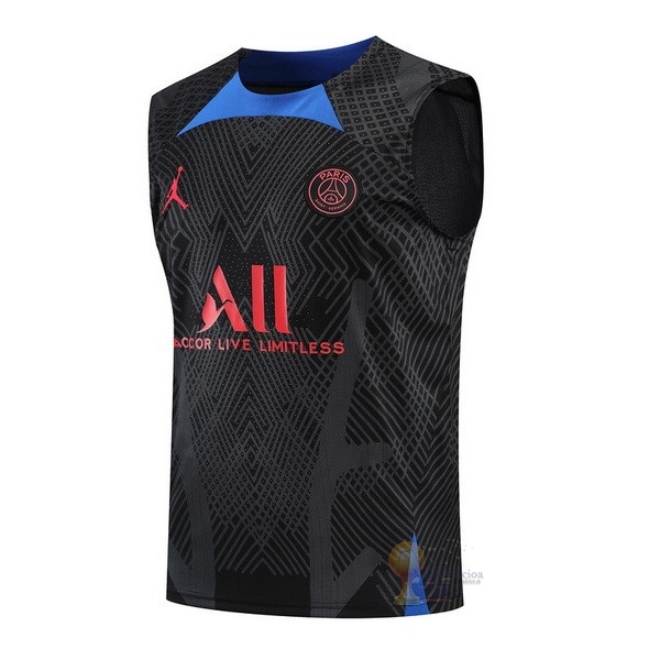 Calcio Maglie Formazione Sin Mangas Paris Saint Germain 2022 2023 Nero Blu Rosso