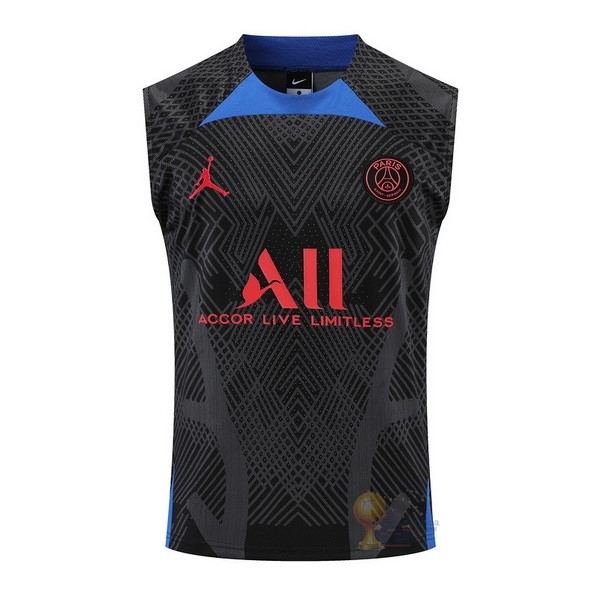 Calcio Maglie Formazione Sin Mangas Paris Saint Germain 2022 2023 Nero Blu Rosso