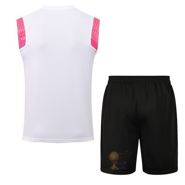 Calcio Maglie Formazione Sin Mangas Set Completo Paris Saint Germain 2021 2022 Bianco