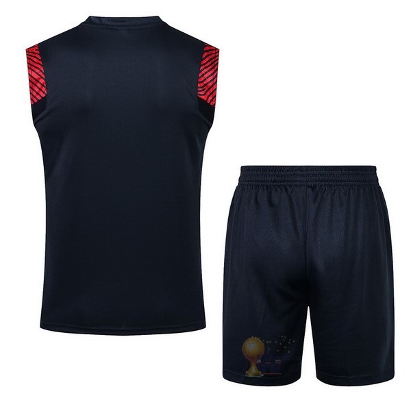 Calcio Maglie Formazione Sin Mangas Set Completo Paris Saint Germain 2021 2022 Blu I Navy