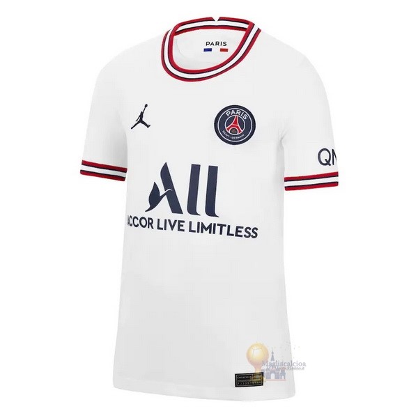 Calcio Maglie Fourth Paris Saint Germain 2021 2022 Bianco