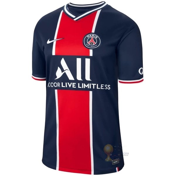 Calcio Maglie Home Maglia Paris Saint Germain 2020 2021 Blu