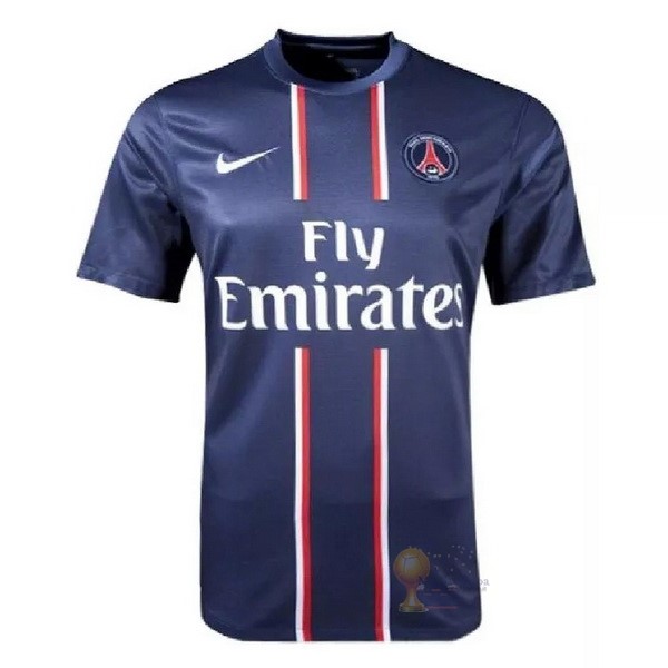 Calcio Maglie Home Maglia Paris Saint Germain Stile rétro 2012 2013 Blu