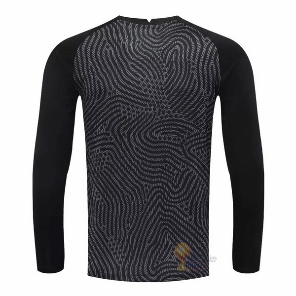 Calcio Maglie Manga Larga Portero Paris Saint Germain 2020 2021 Nero