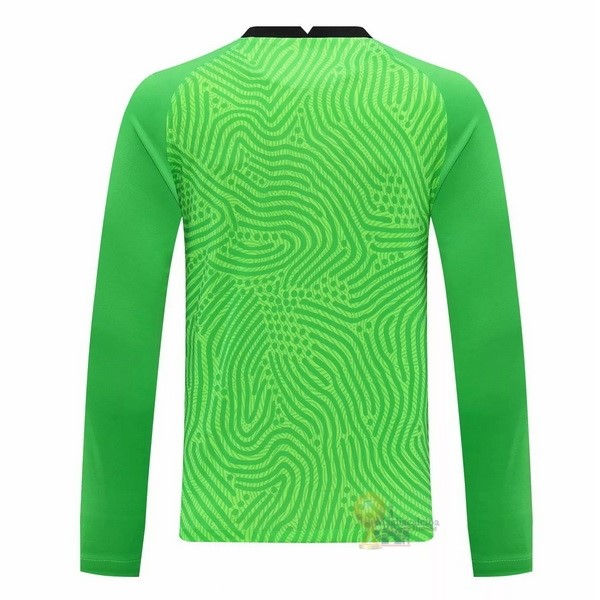 Calcio Maglie Manga Larga Portero Paris Saint Germain 2020 2021 Verde
