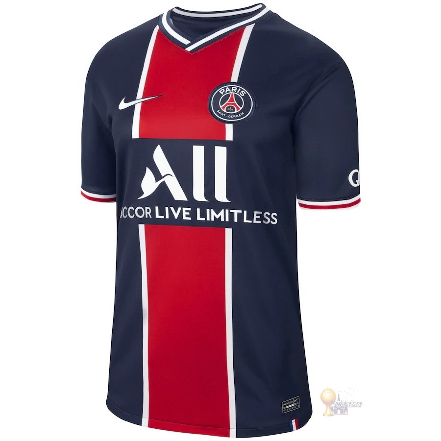 Calcio Maglie NO.10 Neymar JR Home Maglia Paris Saint Germain 2020 2021 Blu