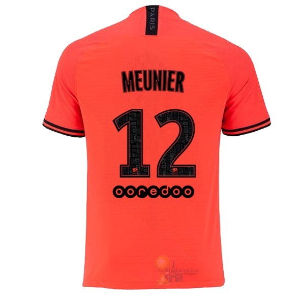 Calcio Maglie NO.12 Meunier Away Maglia Paris Saint Germain 2019 2020 Oroange