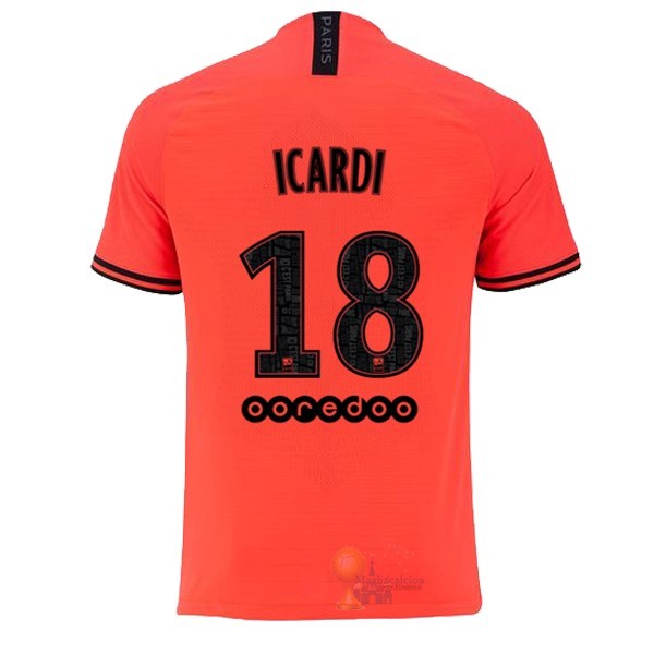 Calcio Maglie NO.18 Icardi Away Maglia Paris Saint Germain 2019 2020 Oroange