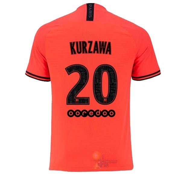 Calcio Maglie NO.20 Kurzawa Away Maglia Paris Saint Germain 2019 2020 Oroange