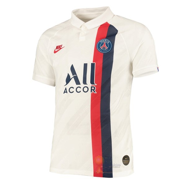 Calcio Maglie Terza Maglia Paris Saint Germain 2019 2020 Bianco