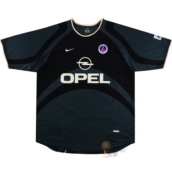 Calcio Maglie Terza Maglia Paris Saint Germain Stile rétro 2001 Nero