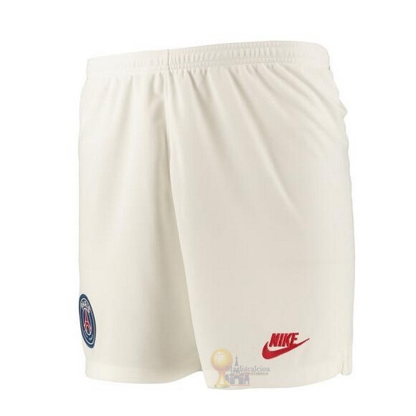 Calcio Maglie Terza Pantaloni Paris Saint Germain 2019 2020 Bianco